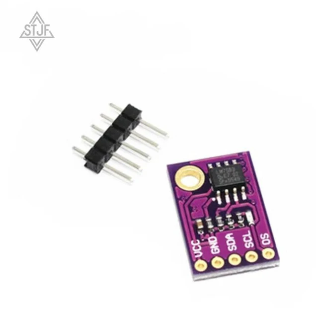 Alt view image 3 of 3 - AJMRTC LM75 LM75A Temperature Sensor Module, High Speed I2C Interface High Precision Digital Thermometer Development Board, Programmable Temperature Alarm for Arduino ESP32 Raspberry Pi STM32 DIY Proj