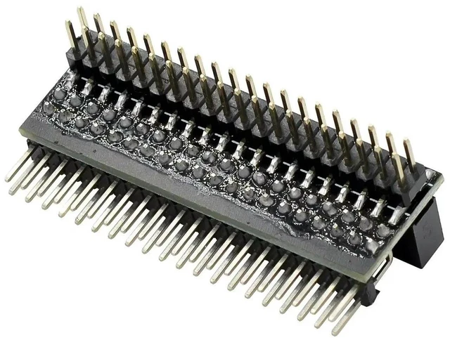 Alt view image 3 of 3 - AJMRTC Raspberry Pi GPIO Header Kit, GPIO Edge Extension Board, 40Pin GPIO Breakout Expansion Module for Raspberry Pi 4B, 3B+, 3B, Zero W, Zero, DIY Electronics and Prototyping Projects