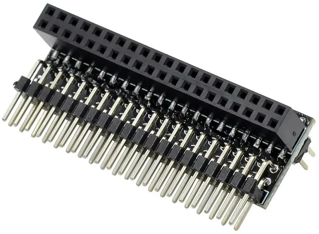 Alt view image 2 of 3 - AJMRTC Raspberry Pi GPIO Header Kit, GPIO Edge Extension Board, 40Pin GPIO Breakout Expansion Module for Raspberry Pi 4B, 3B+, 3B, Zero W, Zero, DIY Electronics and Prototyping Projects