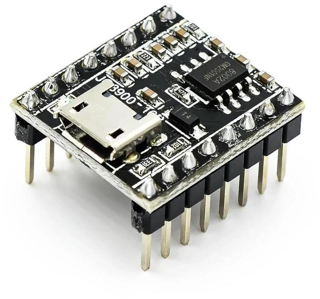 Main image of AJMRTC JQ8900-16P Intelligent Voice Broadcast Module, Custom Music MP3 Player Board, USB UART Serial Port Control Audio Module, Supports TF Card SPI Flash for Arduino ESP32 STM32 Embedded DIY Projects