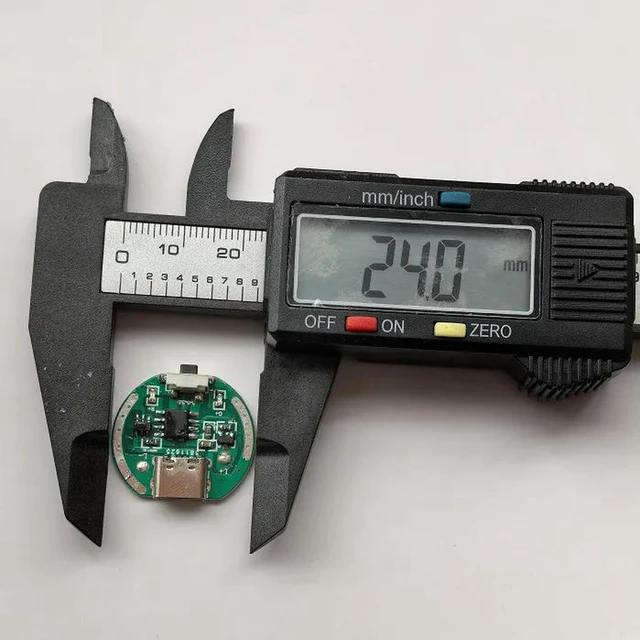 Alt view image 2 of 3 - AJMRTC R24 Two-Stage Drive Board, 24mm Diameter Flashlight Circuit Board, LED Flashlight Driver Board Replacement Accessories for Flashlight Modification and Repair