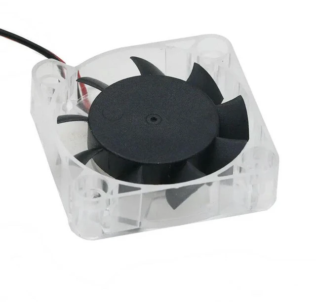 Alt view image 2 of 3 - AJMRTC 4010 Silent Brushless Fan, 4CM DC 3.7V-7.4V Cooling Fan with Blue LED Light, Reverse Connection Protection, 40x10mm Mini Quiet Fan for Electronics Heat Dissipation DIY Projects