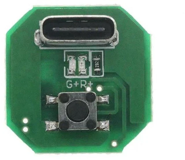 Main image of AJMRTC Flashlight Driver Board, DIY LED Torch Circuit Board with Type-C Charging Port, Integrated Charge & Discharge Power Module for 18650 Lithium Battery Flashlight Repair & Handmade Lighting Projec