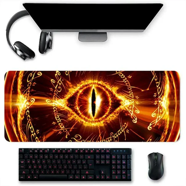 Alt view image 3 of 3 - AJMRTC Extended Large Mouse Pad, Big Non-Slip Desk Mouse Mat, Waterproof Keyboard Mousepad, Wide Gaming Desk Pad for PC Computer Laptop Gaming Office Desktop