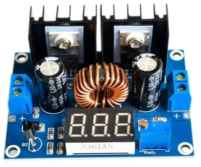 Main image of AJMRTC XH-M404 DC-DC Step Down Voltage Regulator Module, XL4016E1 Digital PWM Adjustable Buck Converter, DC 4V-40V Input 8A Max 200W Power Supply Module for DIY Electronic Power Conversion