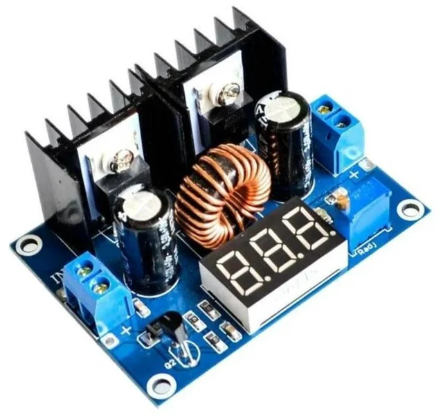 Alt view image 2 of 3 - AJMRTC XH-M404 DC-DC Step Down Voltage Regulator Module, XL4016E1 Digital PWM Adjustable Buck Converter, DC 4V-40V Input 8A Max 200W Power Supply Module for DIY Electronic Power Conversion