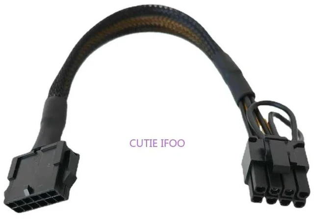 Main image of AJMRTC PCIe 5.0 12VHPWR 12 Pin to 8 Pin PCIe GPU Power Cable, 20cm 12pin to 8pin PCI Express Graphics Card Power Adapter Cord for Desktop Computer Graphics Card Power Supply Connection