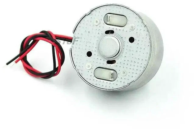 Alt view image 3 of 3 - AJMRTC DC 300 Micro Brush Motor, 1.5V 3V 4.5V 5V 6V Multi Voltage Small DC Motor with 2 Wire 2mm Spacing 2 Pin Plug, Solar Powered Mini Electric Motor for DIY Toys, Model and Electronic Projects