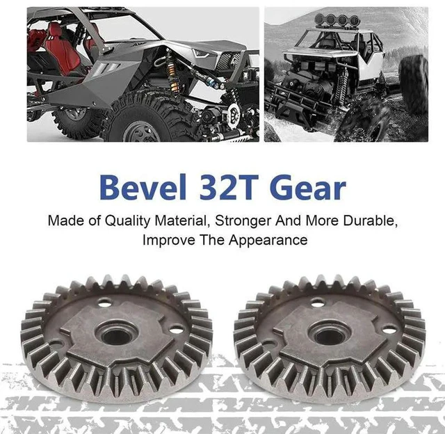 Alt view image 2 of 3 - AJMRTC EA1037 32T Bevel Gear, Replacement Differential Bevel Gear for JLB Racing CHEETAH 1/10 Brushless RC Car 21101 J3 Speed Truggy, RC Model Vehicle Repair Spare Accessories