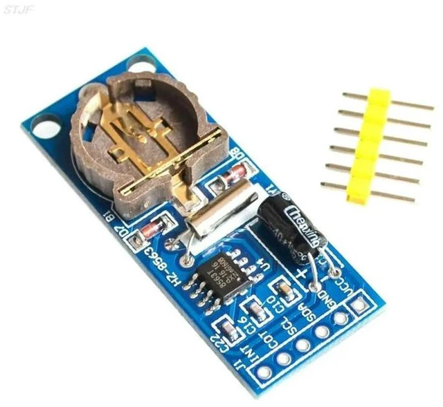 Main image of AJMRTC PCF8563 PCF8563T RTC Real Time Clock Module, IIC I2C Interface 8563 Time Calendar Breakout Board, Low Power RTC Timer Module for Arduino, Raspberry Pi, Electronic DIY and IoT Projects