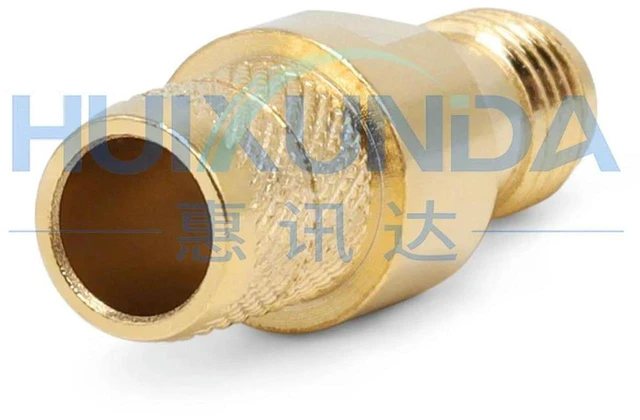 Alt view image 2 of 3 - AJMRTC RPSMA-C-K-5 K27 RP-SMA Female Connector, External Threaded Pin Reverse Crimp RF Coaxial Connector for 50-5 / LMR300 Coaxial Cable, 50 Ohm Antenna Cable Assembly RF Connector