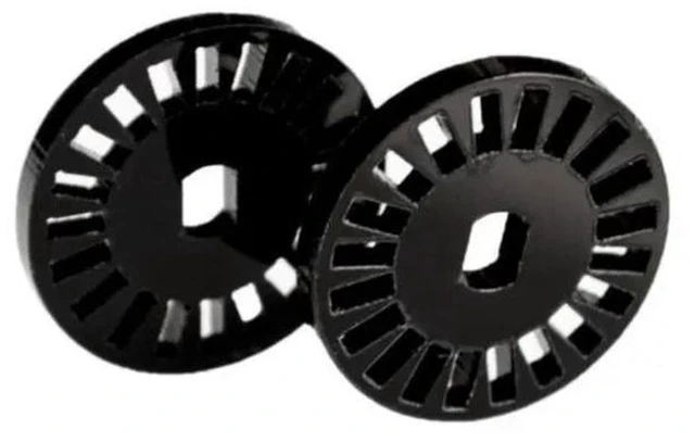 Alt view image 2 of 3 - AJMRTC 10Pcs 20-Hole Coded Disc Encoder, Motor Speed Sensor Disc, Encoder Wheel for Robot Motor Speed Measurement, DIY Robot Project Accessories