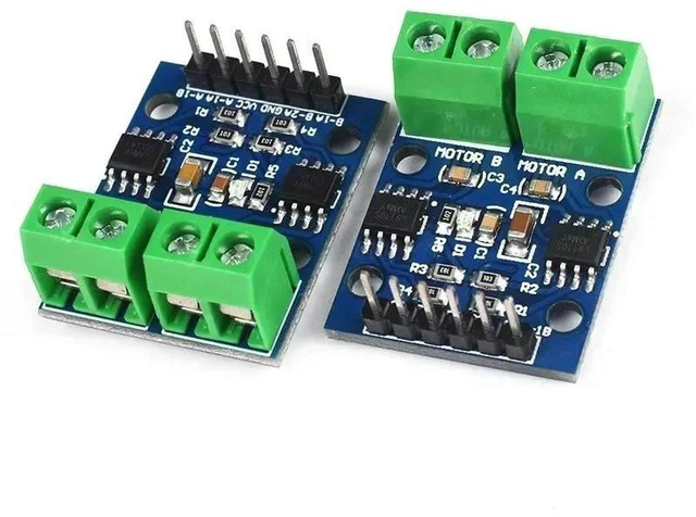 Main image of AJMRTC L9110S H-Bridge Dual DC Stepper Motor Driver Module, L9110 DC Motor Controller Board, Stepper Motor Drive Control Board for Arduino, MCU, Robot Car, Electronic DIY & Smart Making Projects