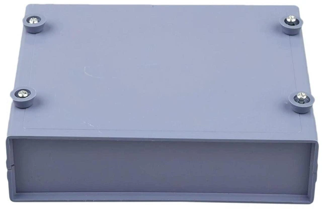 Alt view image 3 of 3 - AJMRTC 2 Pack Plastic Electrical Junction Box, Light Grey Waterproof Dustproof Enclosure Case, 152 x 120 x 42mm Project Housing Box for Electronic Circuit Board, DIY Instrument, Outdoor & Indoor Wirin