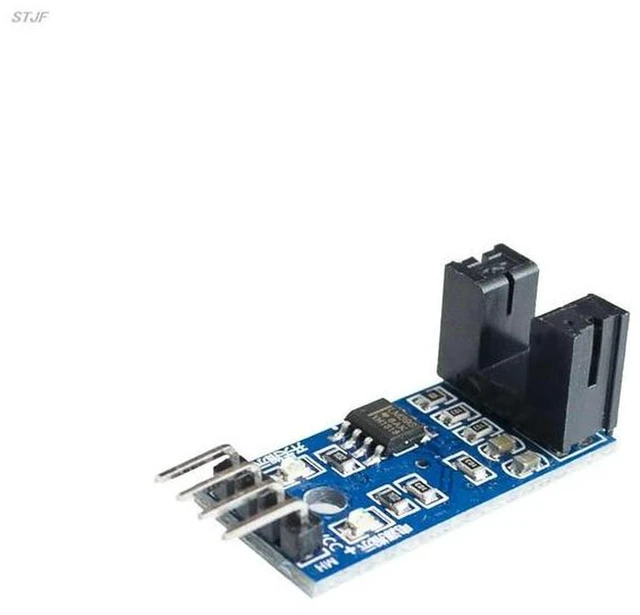 Main image of AJMRTC Slot-type Optocoupler Tacho Sensor Module, Speed Tachometer Counter Sensor Module, Tacho-generator Speed Detection Board Compatible with Raspberry Pi, Arduino, MCU for RPM Measurement & Pulse