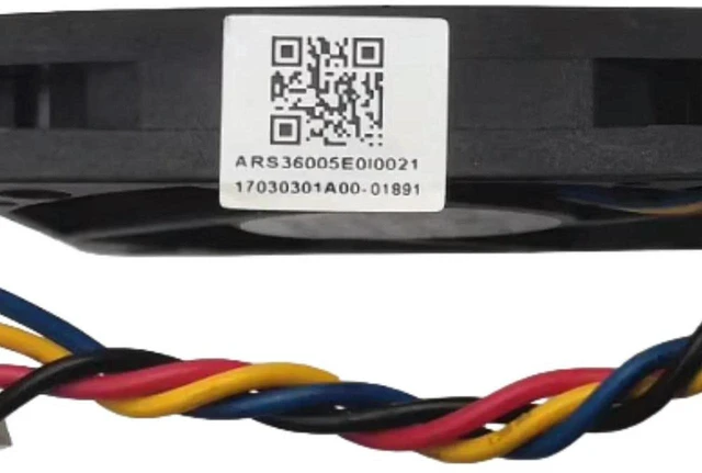 Alt view image 2 of 3 - AJMRTC 5010 5CM PWM Cooling Fan Replacement for PVA050C12Q, DC12V 0.24A Hydraulic Bearing Slim Silent 4-Wire Adjustable Speed Cooler Fan for Chassis, Equipment, Electronic Device Heat Dissipation