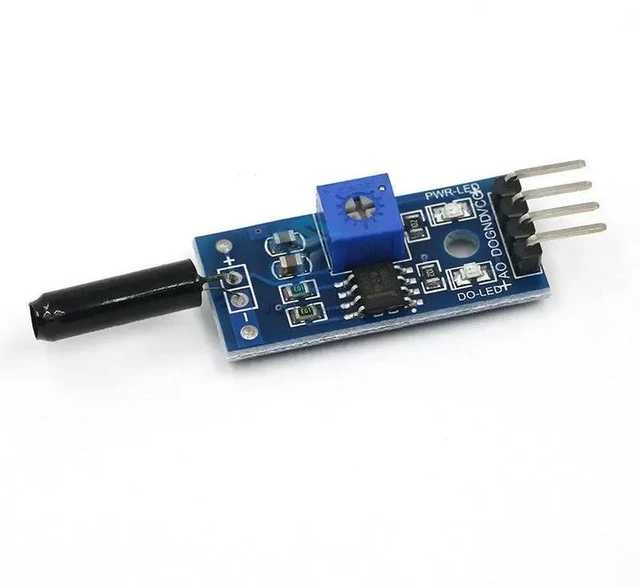 Alt view image 2 of 3 - AJMRTC SW18010P Vibration Sensor Module, Normally Opened Vibration Switch Alarm Sensor Module, Trigger Detection Board for Intelligent Alarm, DIY Electronic Security Projects