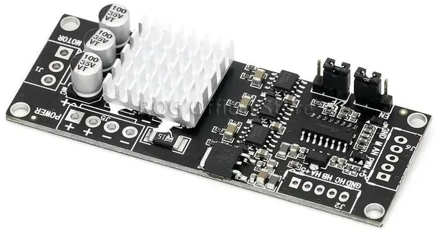 Alt view image 2 of 3 - AJMRTC XY-BLDC 3 Phase Brushless Motor Controller Module, DC12-30V 200W Three-phase DC Brushless With Hall Motor Driver Board, PWM PLC Speed Control for BLDC Motor