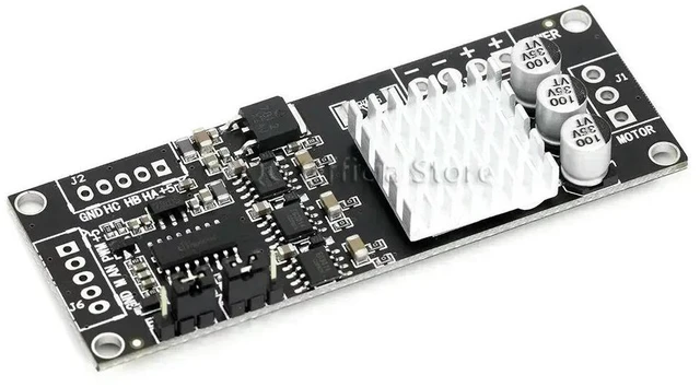 Alt view image 3 of 3 - AJMRTC XY-BLDC 3 Phase Brushless Motor Controller Module, DC12-30V 200W Three-phase DC Brushless With Hall Motor Driver Board, PWM PLC Speed Control for BLDC Motor