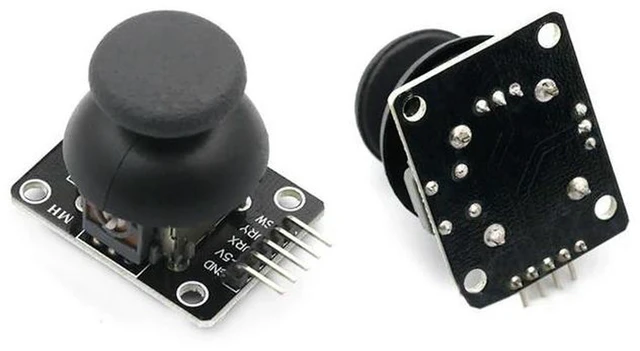 Alt view image 3 of 3 - AJMRTC KY-023 Dual-axis XY Joystick Module, PS2 Analog Control Lever Sensor with Z-axis Push Button, 3.3V-5V Game Controller Joystick Breakout Board for Arduino, ESP32, Raspberry Pi, DIY Electronic