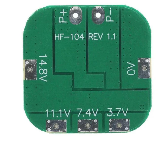 Alt view image 2 of 3 - AJMRTC 4S 14.8V /16.8V 20A Peak Li-ion BMS PCM Battery Protection Board, Lithium Battery Management Module for LiCoO2 LiMn2O4 Cells, Overcharge Over-Discharge Short Circuit Protection