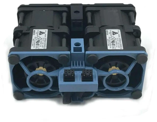 Alt view image 2 of 3 - AJMRTC Server Cooling Fan GFB0412EHS, DC 12V 1.82A High Speed PWM Fan Replacement for HP DL360 G6 / DL360 G7 Server, P/N:489848-001, SPS P/N:532149-001, 4056 Dual Rotor Server Fan