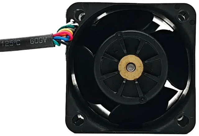 Alt view image 2 of 3 - AJMRTC Server Cooling Fan Replacement for DELTA GFC0412DS-SM06, DC 12V 2.8A, 40x56mm High Speed Server Cooler Fan, Powerful Airflow Cooling Fan for Server Industrial Equipment Heat Dissipation