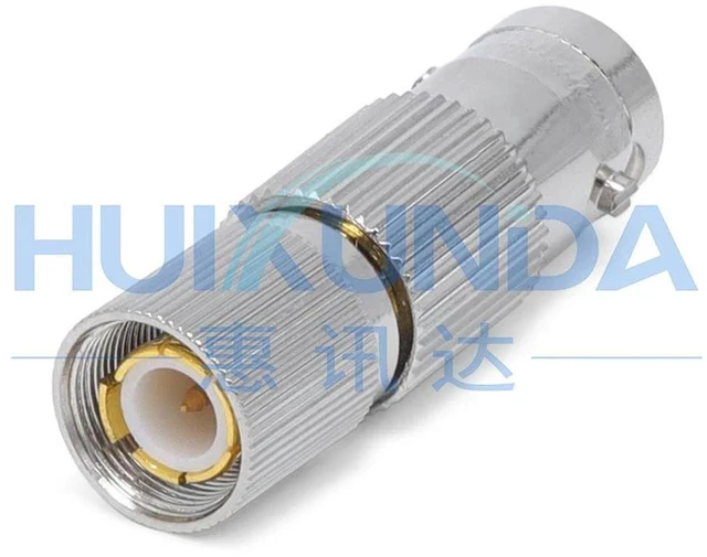 Alt view image 3 of 3 - AJMRTC BNC/L9-KJ RF Coaxial Connector Adapter, BNC Female (Q9 Female) to L9 Male Straight RF Adapter, Q9/L9-KJ 2M Signal Conversion Connector for Telecommunication Test Equipment