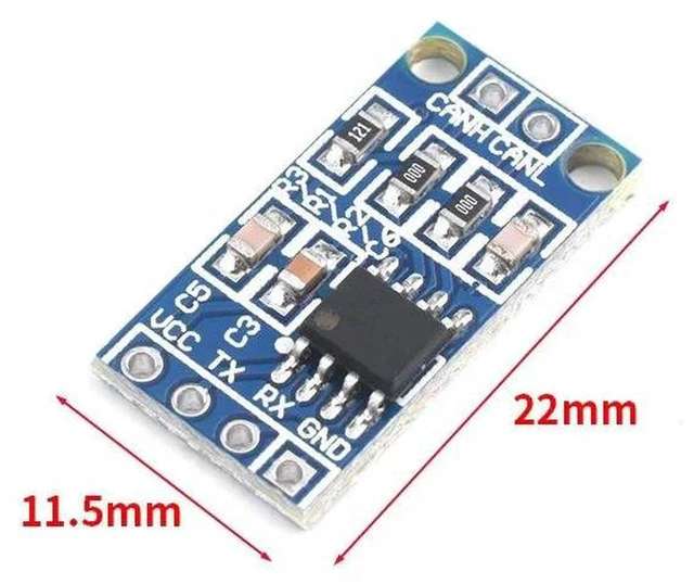 Alt view image 2 of 3 - AJMRTC TJA1050 CAN Bus Controller Interface Module, CAN Bus Driver Transceiver Breakout Board, High Speed CAN Communication Module for Arduino STM32 MCU Industrial CAN Network Projects