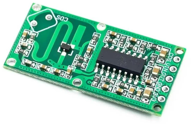 Main image of AJMRTC RCWL-0516 Microwave Radar Sensor Module, Human Body Motion Induction Switch Module, 3.3V Output RCWL0516 Radar Detector for Arduino STM32 Smart Home Trigger DIY Projects