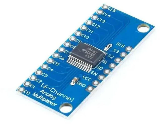 Main image of AJMRTC 1Pcs CD74HC4067 16-Channel Analog Digital Multiplexer Breakout Board Module, High Speed CMOS Signal Switch Mux Module for Arduino STM32 Electronic Circuit DIY Projects
