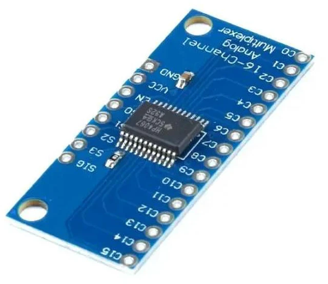 Alt view image 3 of 3 - AJMRTC 1Pcs CD74HC4067 16-Channel Analog Digital Multiplexer Breakout Board Module, High Speed CMOS Signal Switch Mux Module for Arduino STM32 Electronic Circuit DIY Projects