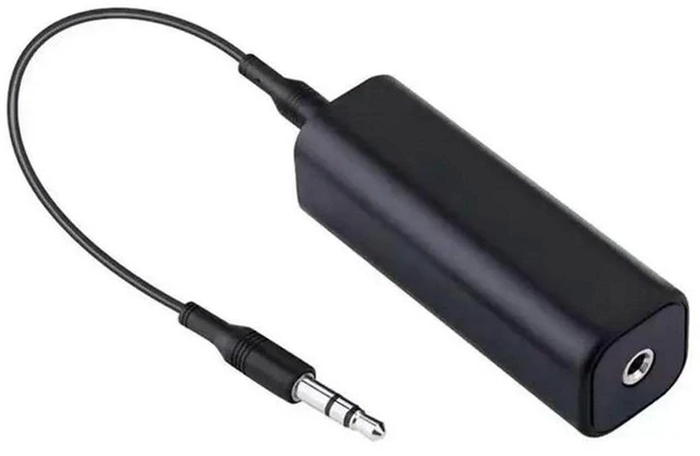 Main image of AJMRTC 3.5mm Ground Loop Noise Isolator, Audio Hum Eliminator Noise Filter for Car Audio System, Home Stereo Speaker, Portable Media Player, Eliminate Buzzing Hissing Audio Interference