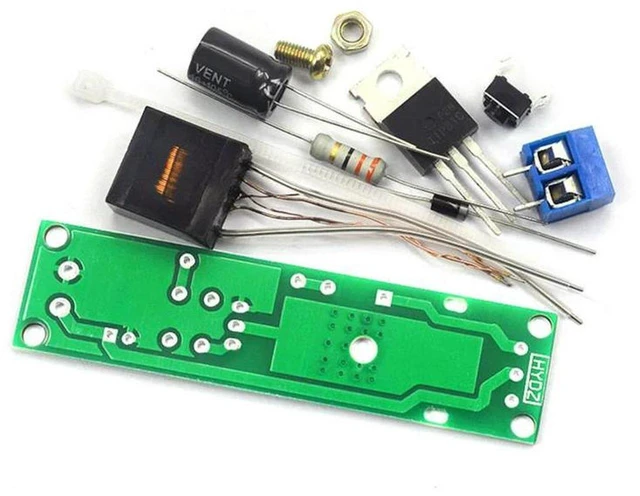 Main image of AJMRTC DC3-5V High Voltage Generator Arc Igniter DIY Soldering Kit, Electronic Lighter Making Suite, Pulse High Voltage Arc Module Assembly Kit for Electronic Experiment, Science Education and Handmad