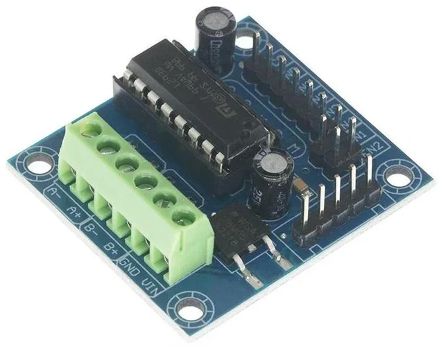 Alt view image 2 of 3 - AJMRTC 1Pcs Mini 4 Channel L293D Motor Driver Shield Module, L293 4CH DC Motor Expansion Board, PWM Speed Control Dual H-Bridge for Arduino ESP32 Smart Car Robot Electronic DIY Projects