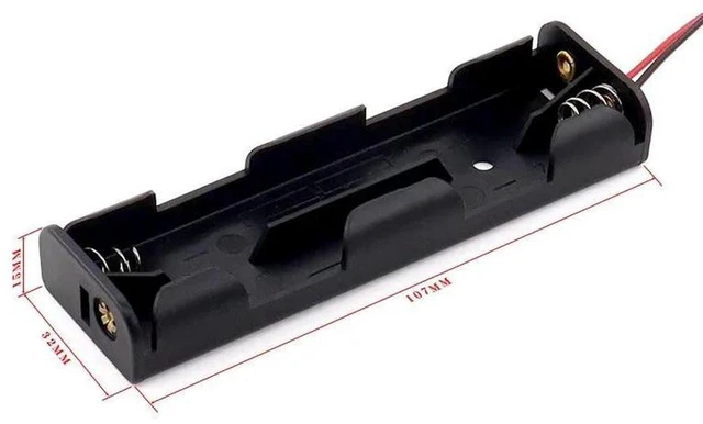 Main image of AJMRTC 4Pcs 4 x AA Battery Holder, 4 Slots Size 5 AA Battery Case in Series, 6V Output Battery Storage Box with Wire Leads, AA Cell Holder for Arduino, Electronic DIY Circuit Power Supply Project