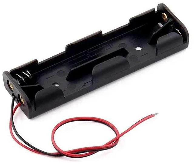 Alt view image 2 of 3 - AJMRTC 4Pcs 4 x AA Battery Holder, 4 Slots Size 5 AA Battery Case in Series, 6V Output Battery Storage Box with Wire Leads, AA Cell Holder for Arduino, Electronic DIY Circuit Power Supply Project