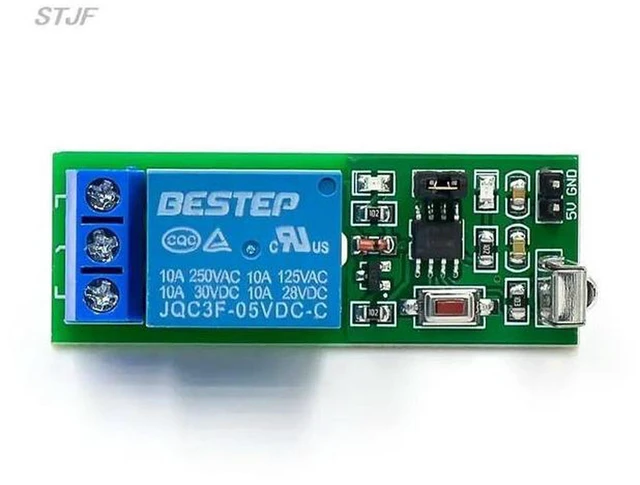 Alt view image 2 of 3 - AJMRTC 1 Channel IR Infrared Receiver Relay Driver Module, 5V Infrared Driving Switch Board with Active Remote Controller, Wireless Remote Control Relay Switch for Electronic DIY, Light & Device Contr