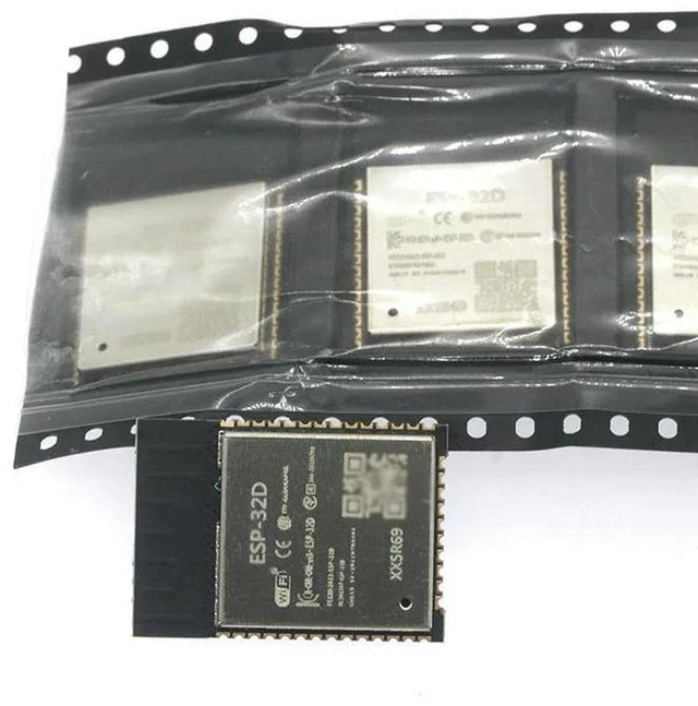 Main image of AJMRTC ESP-32D Module, WiFi Bluetooth Dual-Mode Dual-Core 32-bit MCU ESP32 Wireless Communication Module, Low Power IoT Microcontroller Board for Smart Home, Sensor Data Acquisition DIY Projects