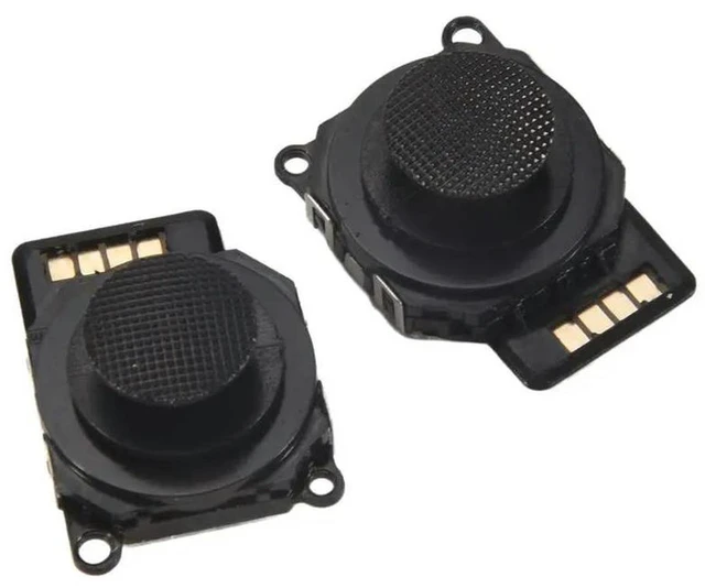 Main image of AJMRTC 2Pcs 3D Analog Thumb Joystick Stick Replacement, Button Control Joystick Module for PSP 2000 2001 2002, Game Console Repair Parts, Analog Rocker Controller