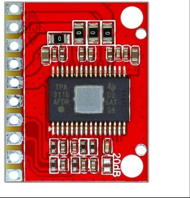 Alt view image 2 of 2 - AJMRTC OEP50W*2 Mini Digital Amplifier Board Module, 50Wx2 Dual Channel Audio Amp DIY Kit, Higher Performance Than TDA7498 TPA3116D2, HiFi Stereo Power Amplifier for Speaker Audio System