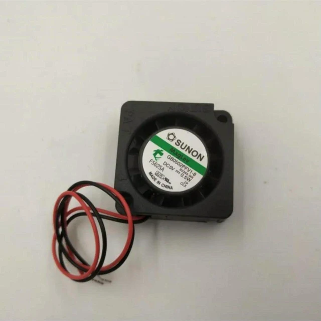 Alt view image 2 of 3 - AJMRTC GB0502PFV1-8 Mini Blower Fan, 2510 25mm x 25mm x 10mm DC 5V 0.5W Small Centrifugal Blower Cooling Fan, Micro Turbo Fan for DIY Heat Dissipation, Electronic Equipment Cooling