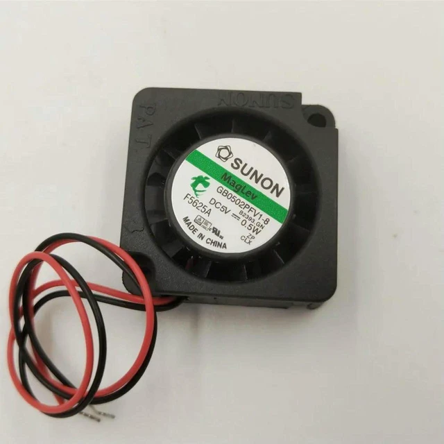 Alt view image 3 of 3 - AJMRTC GB0502PFV1-8 Mini Blower Fan, 2510 25mm x 25mm x 10mm DC 5V 0.5W Small Centrifugal Blower Cooling Fan, Micro Turbo Fan for DIY Heat Dissipation, Electronic Equipment Cooling