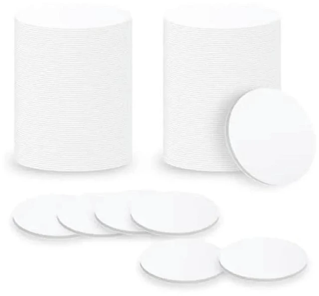 Main image of AJMRTC 55PCS NTAG215 NFC Tags, Blank White Coin NFC Stickers with Adhesive Backing, 13.56MHz Rewritable NFC Coin Cards, Compatible with All NFC Enabled Mobile Phones, TagMo, Smart Home Automation