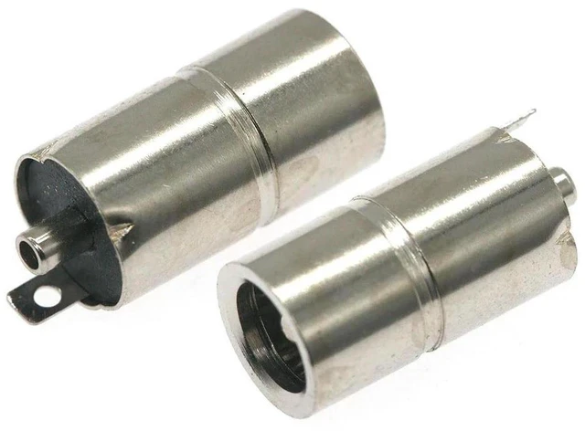 Main image of AJMRTC DC083 DC Power Jack Socket with Grounding Pin, All Copper 3.5*1.35mm DC Charging Socket Base, DC-083 Female Connector, PCB Mount DC Power Port for Electronic Device Power Supply Replacement