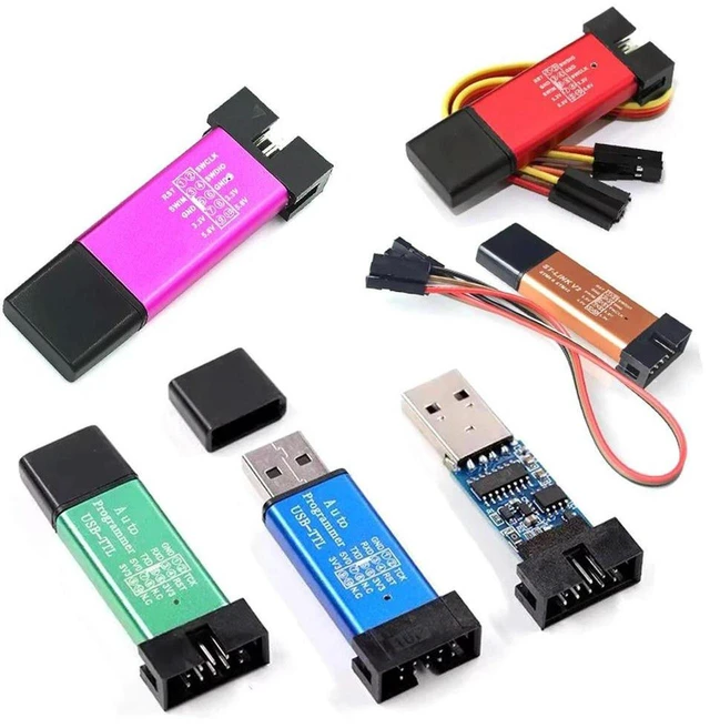 Main image of AJMRTC ST-Link V2 Mini Programmer Debugger with Cover A41, USB In-Circuit Simulator Downloader for STM8 STM32 Microcontroller, SWD SWIM Interface, Support Online Debug & Flash Programming for STM Seri