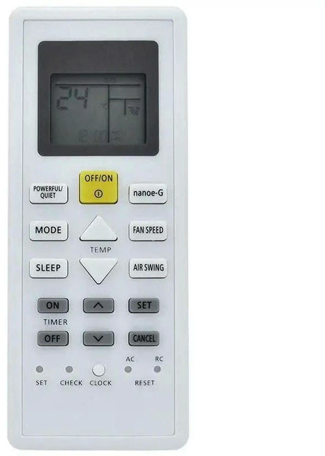 Main image of AJMRTC Air Conditioner Remote Control Replacement for Panasonic CS-Z60VKR CZ-Z60VKR CU-Z20VKR AC, Infrared AC Remote Controller, Supports Cooling Heating Fan Sleep Mode, No Programming Required