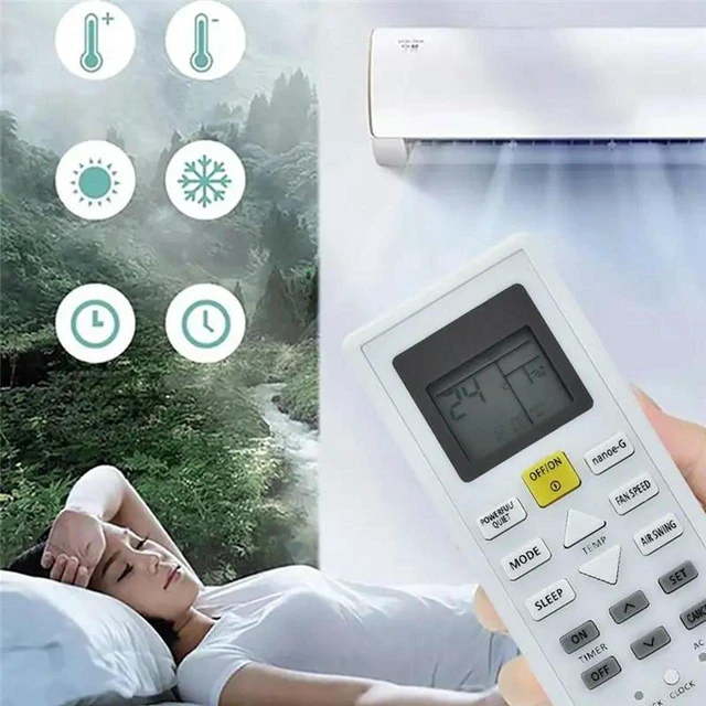 Alt view image 2 of 3 - AJMRTC Air Conditioner Remote Control Replacement for Panasonic CS-Z60VKR CZ-Z60VKR CU-Z20VKR AC, Infrared AC Remote Controller, Supports Cooling Heating Fan Sleep Mode, No Programming Required