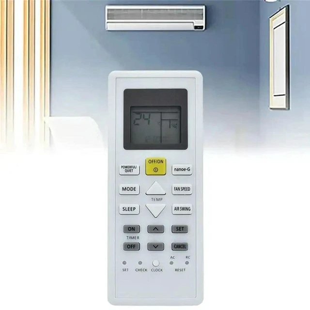 Alt view image 3 of 3 - AJMRTC Air Conditioner Remote Control Replacement for Panasonic CS-Z60VKR CZ-Z60VKR CU-Z20VKR AC, Infrared AC Remote Controller, Supports Cooling Heating Fan Sleep Mode, No Programming Required
