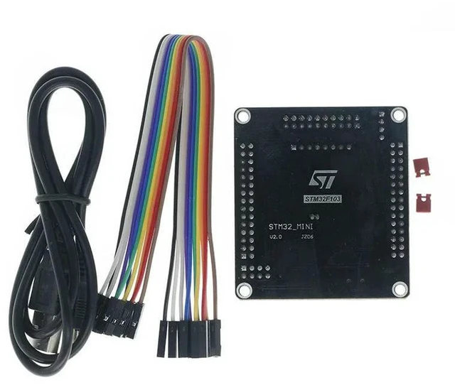 Alt view image 3 of 3 - AJMRTC Small System ARM STM32 Development Board STM32F103RCT6 STM32F103RBT6 32-bit Microcontroller Core Board, Minimum System MCU Module for Electronics Projects Learning and Embedded Programming
